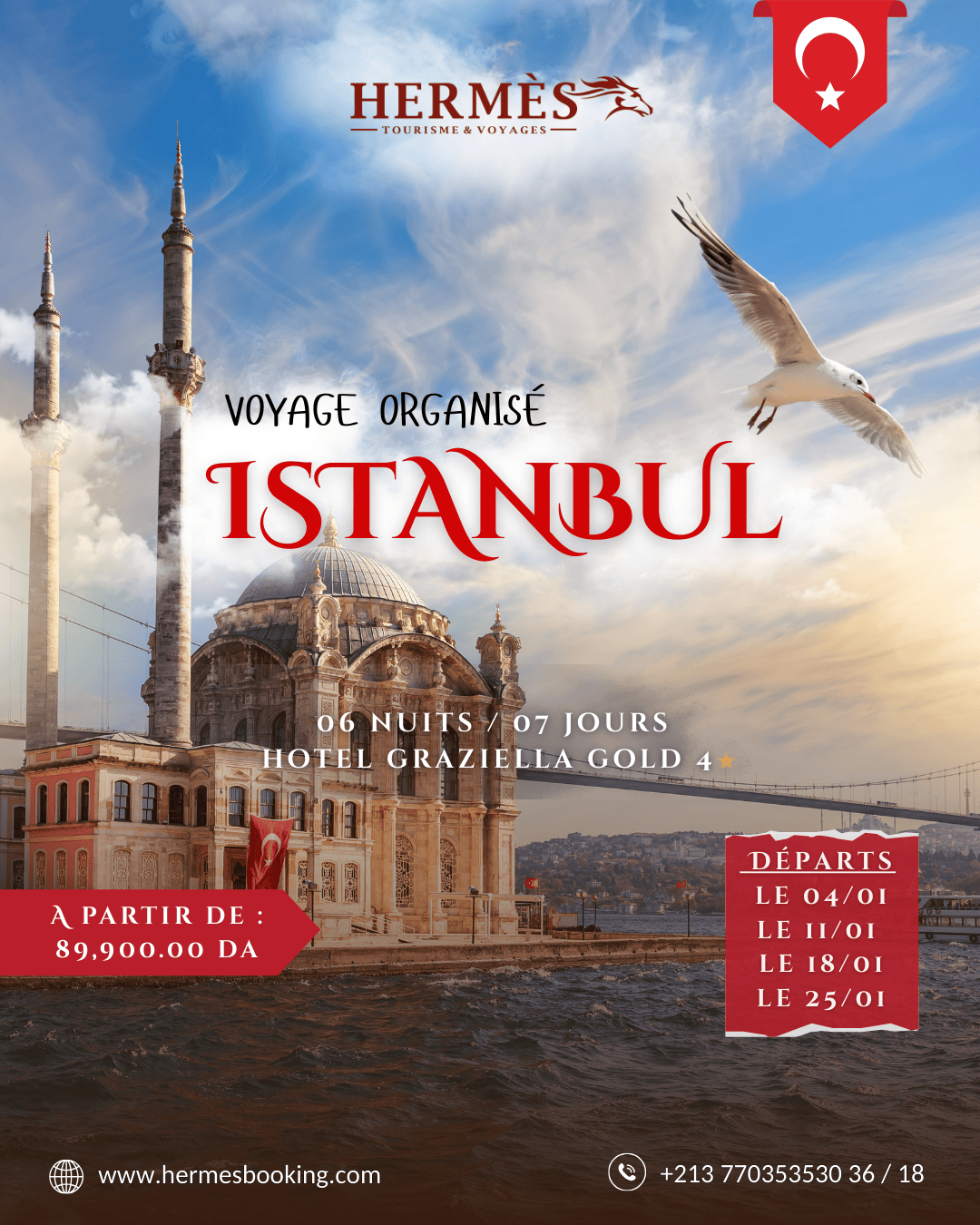 ISTANBUL 06 NUITS / 07 JOURS